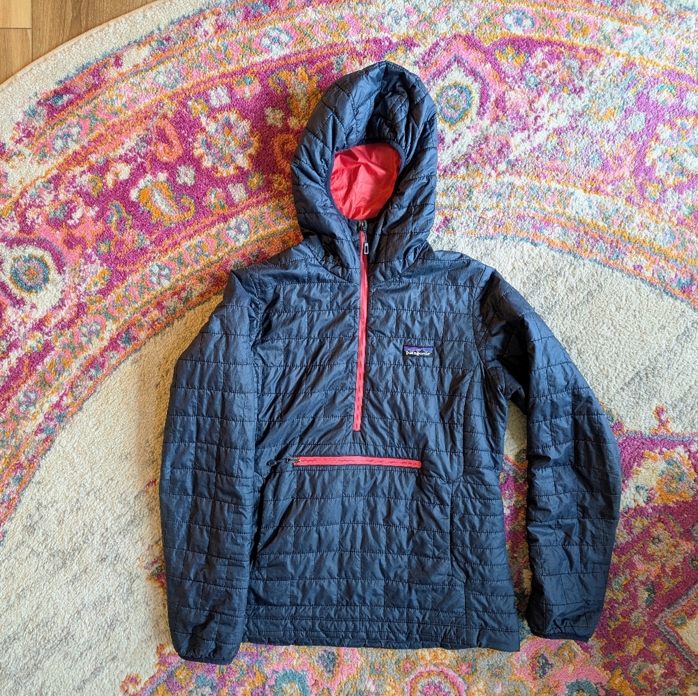 Patagonia Smolder Blue Nano Puff Bivy Jacket - S